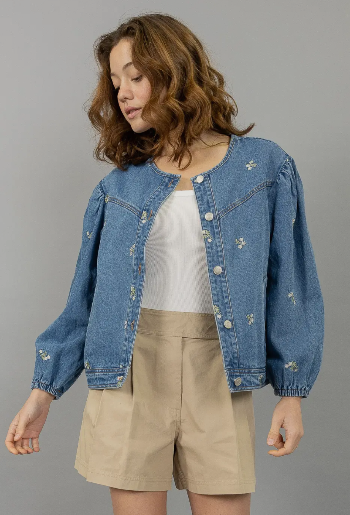 Blossom Denim Jacket