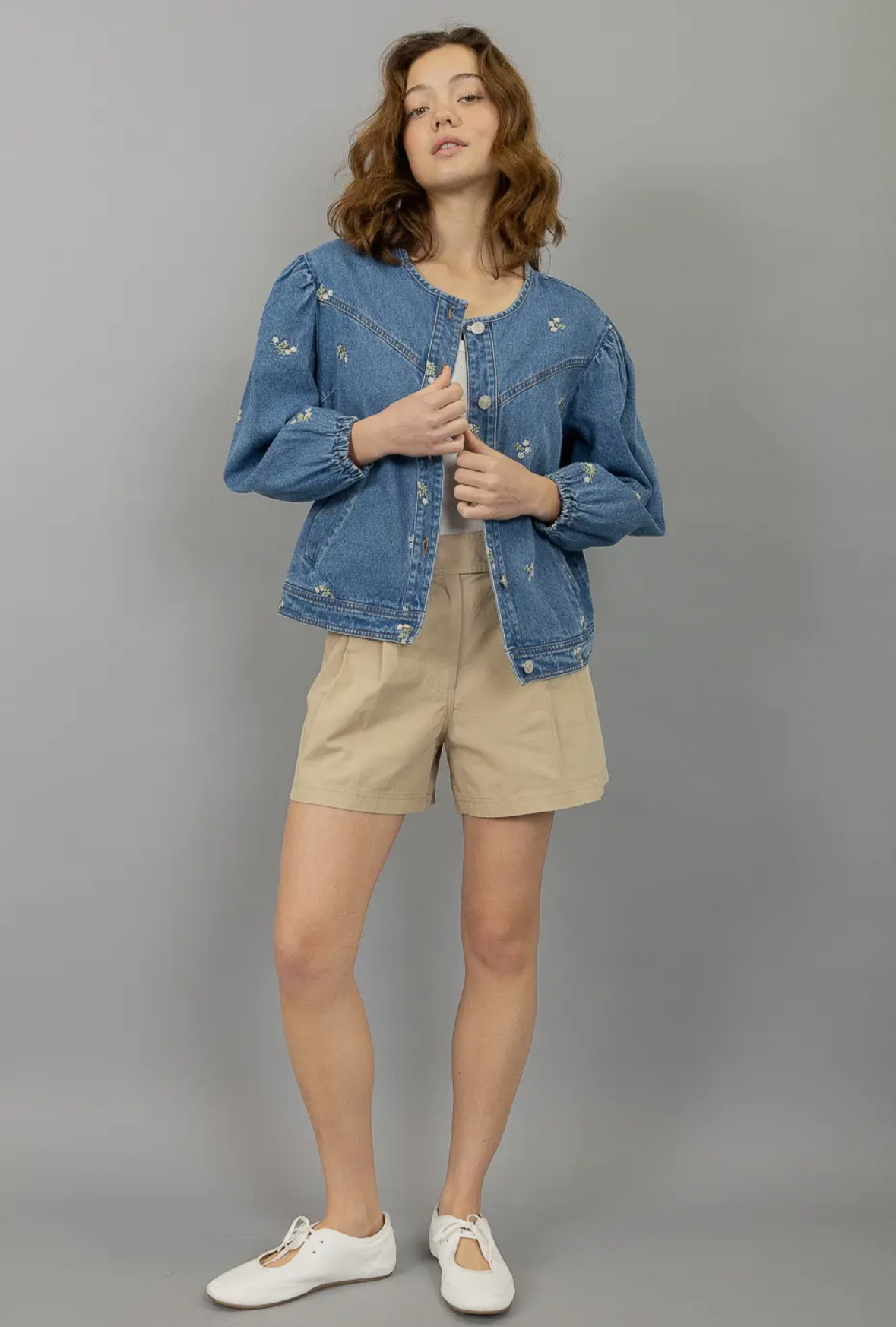 Blossom Denim Jacket