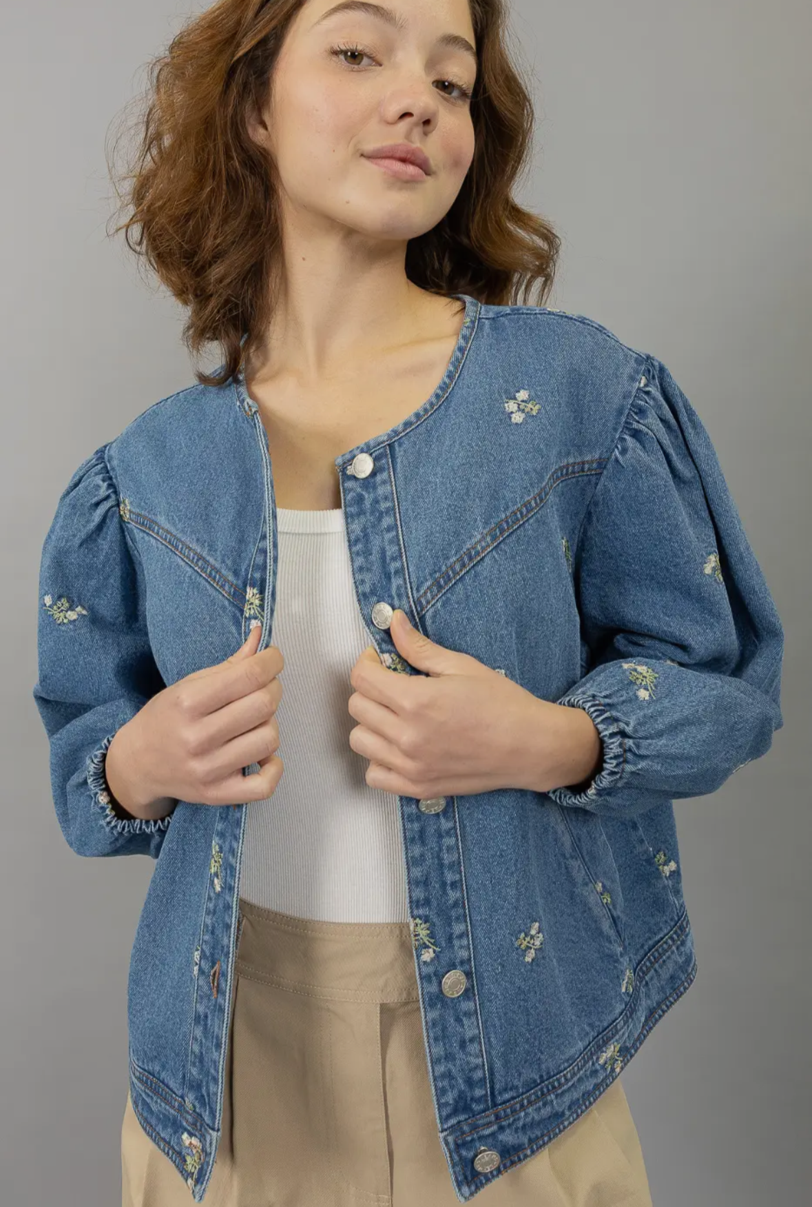 Blossom Denim Jacket