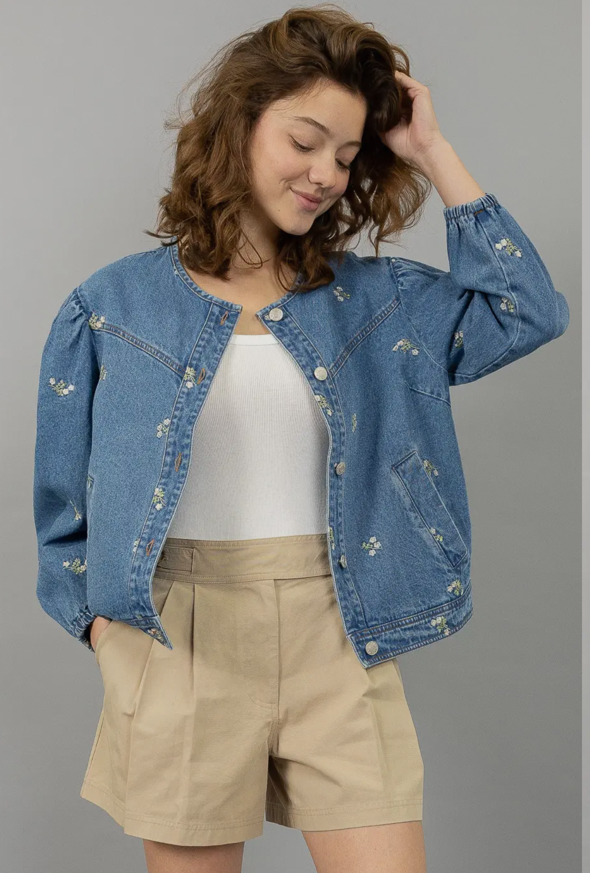Blossom Denim Jacket