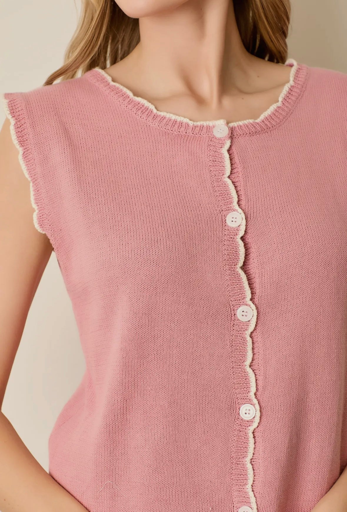 Lola Scalloped Vest