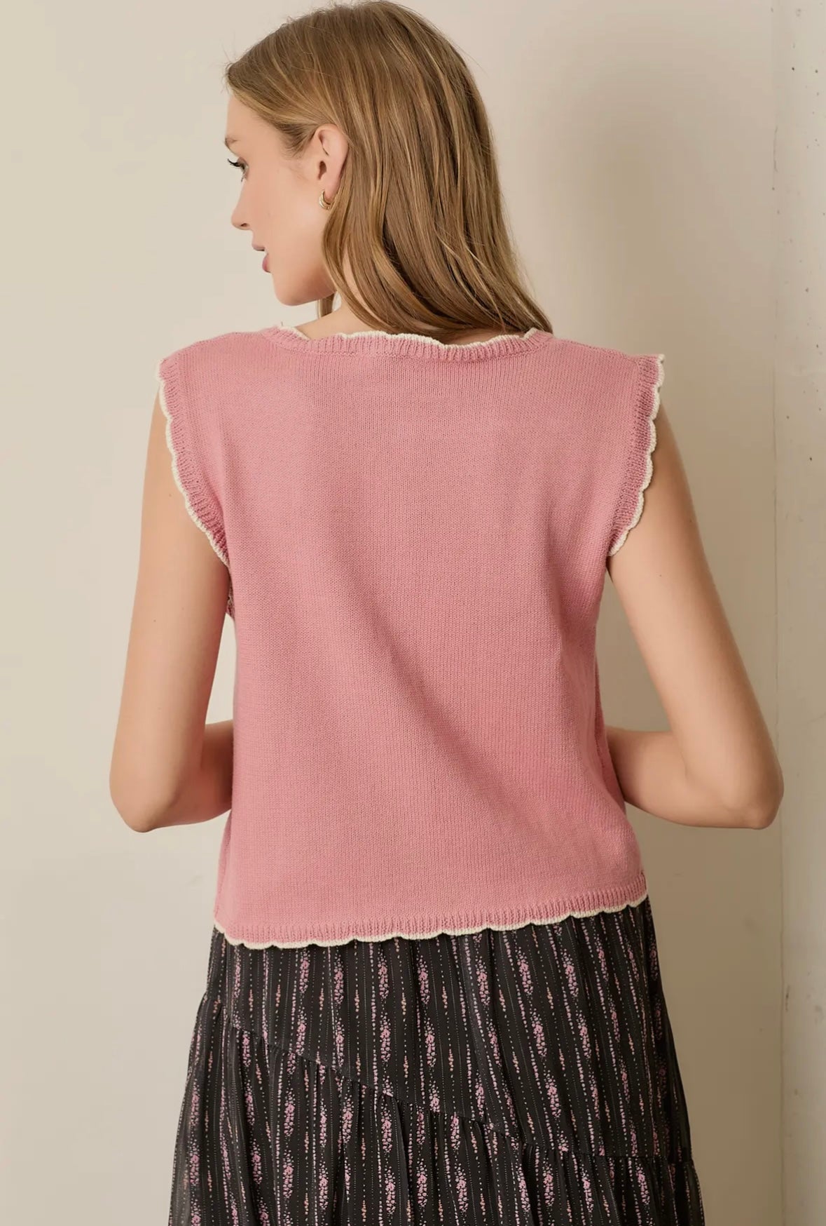 Lola Scalloped Vest