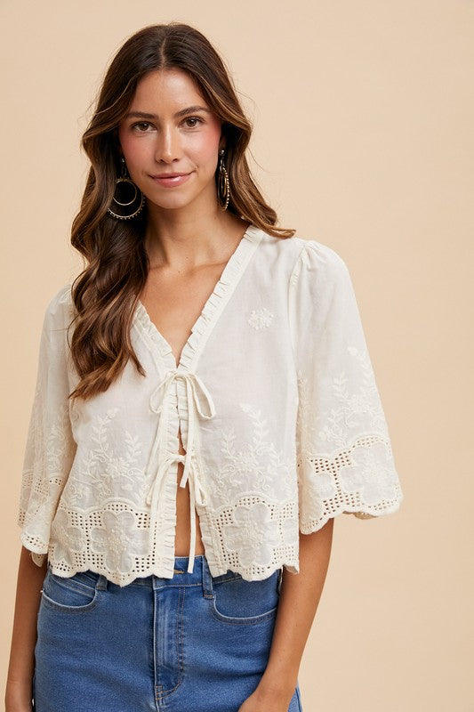 Florence Embroidered Blouse
