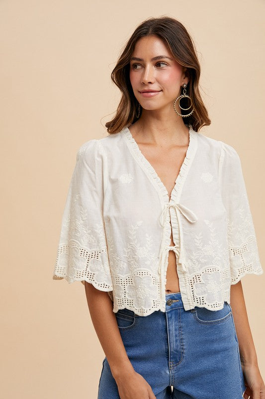 Florence Embroidered Blouse