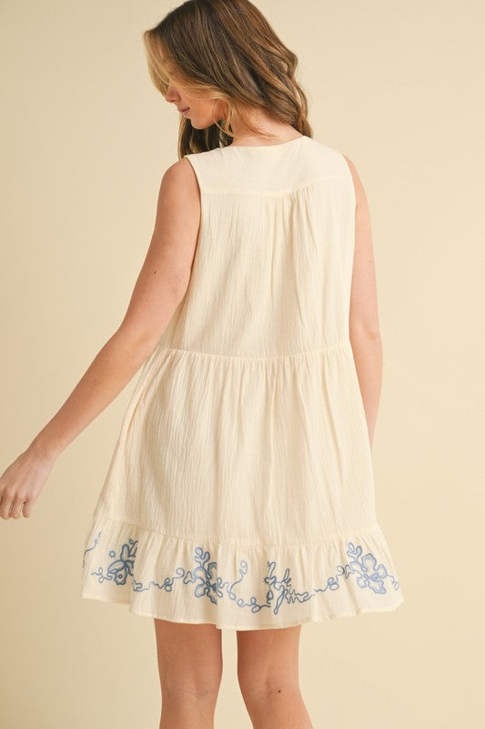 Clara Embroidered Dress