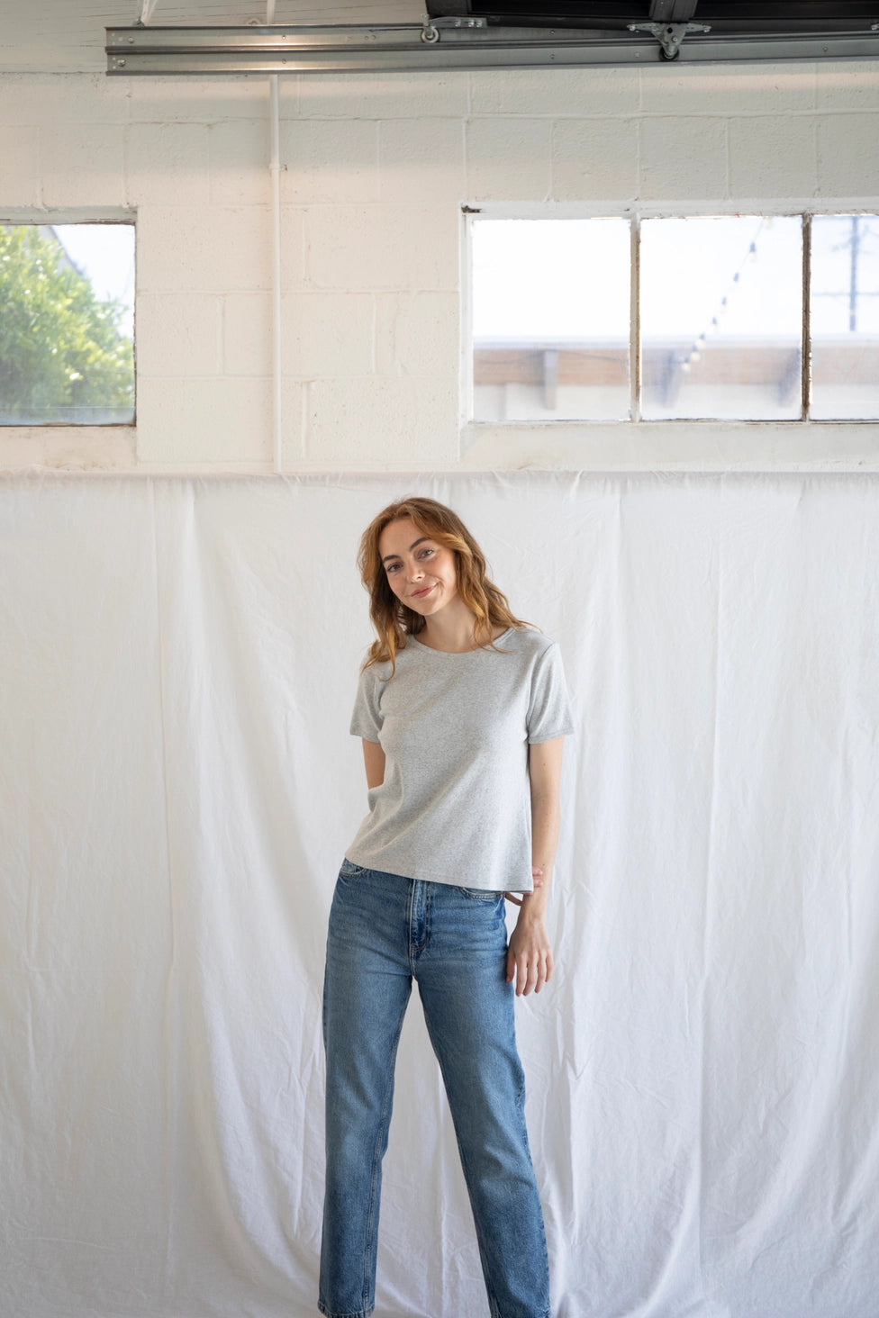 Jade Pointelle Top - LAST ONE