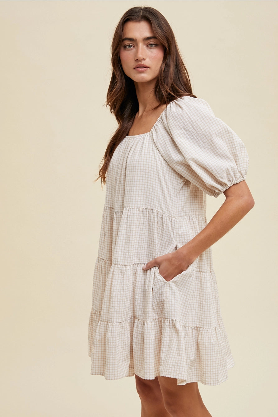 Sophie Gingham Dress - LAST ONE