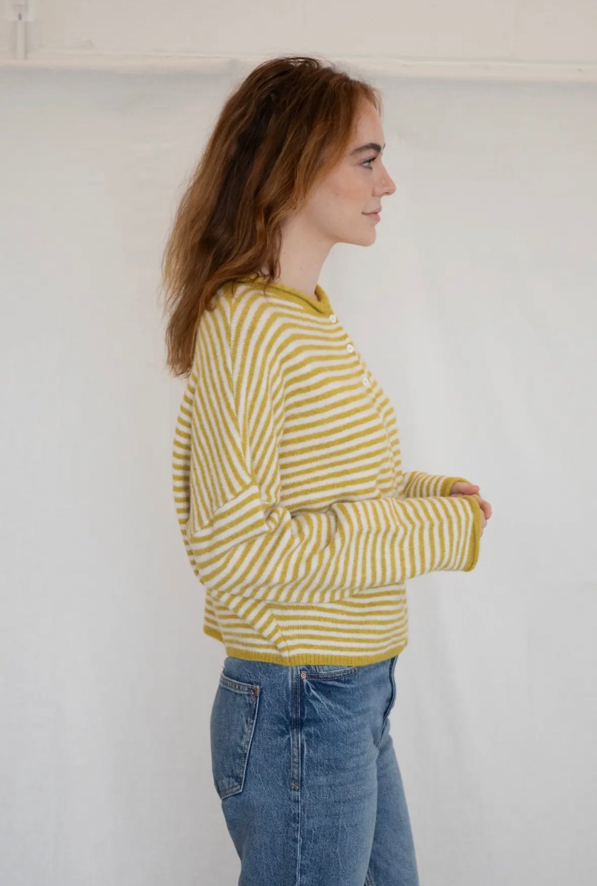 Piper Cardigan in Dijon