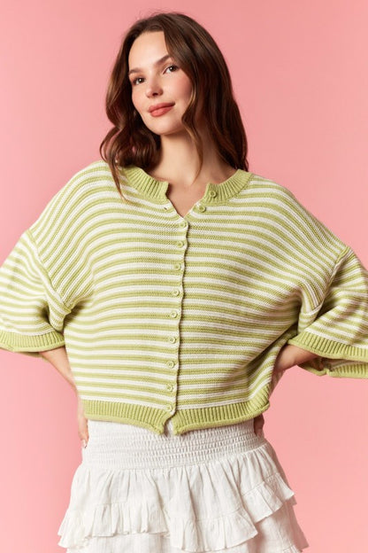 Ellis Striped Cardigan