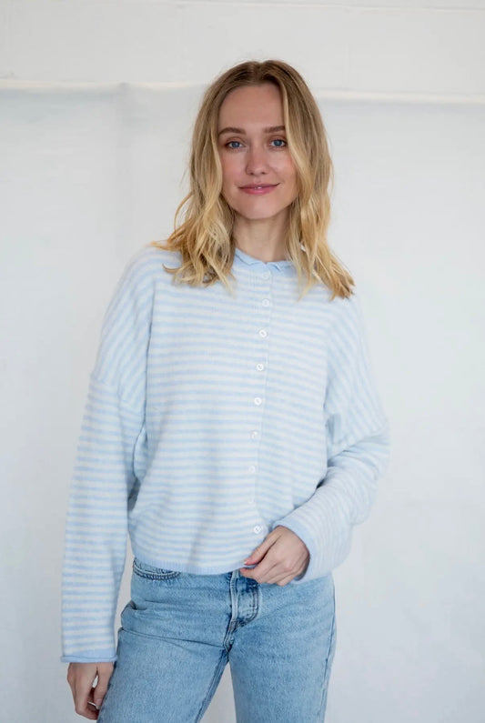 Piper Cardigan in Sky