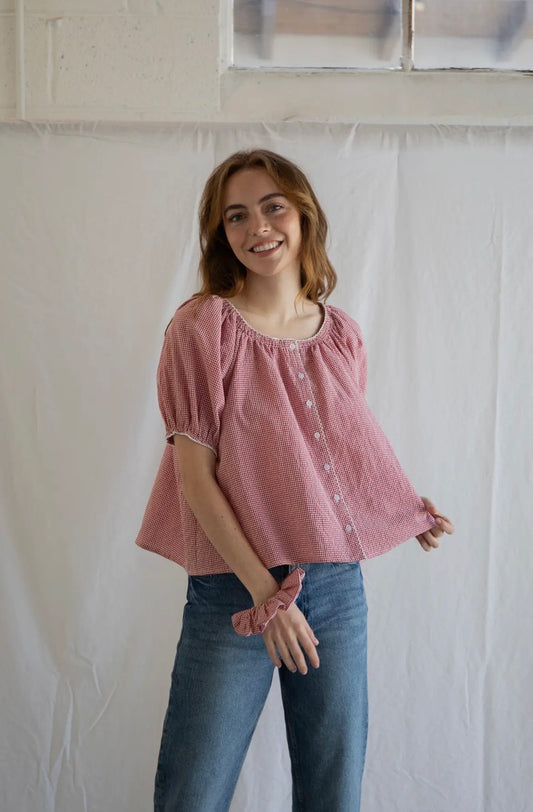 Ross Gingham Blouse