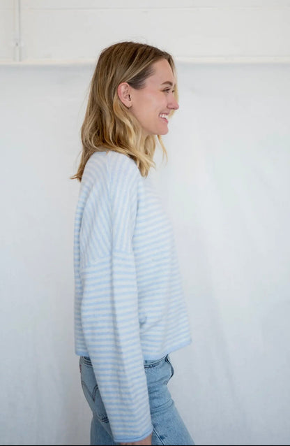 Piper Cardigan in Sky