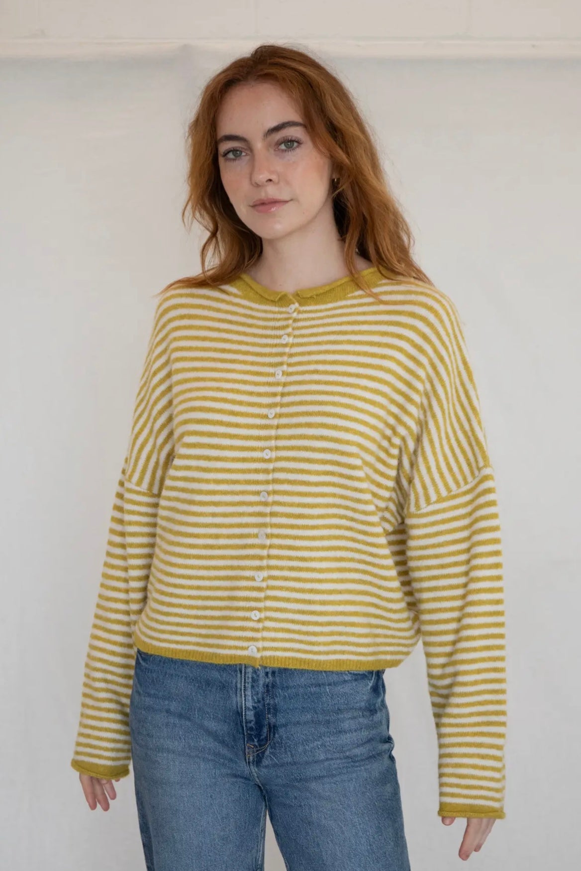 Piper Cardigan in Dijon