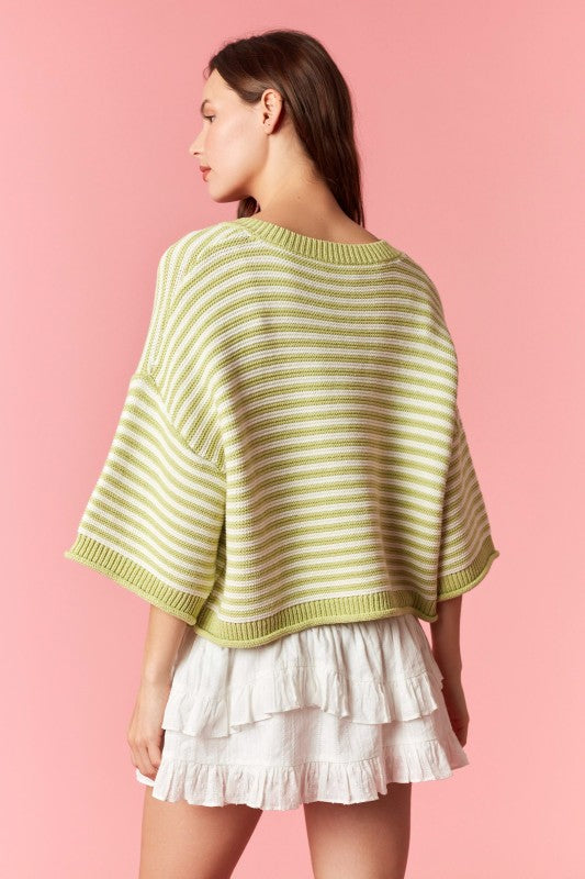 Ellis Striped Cardigan