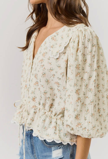 Wesley Floral Top