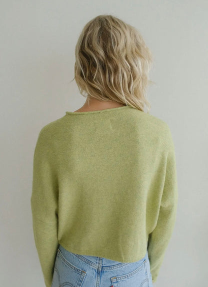 Piper Cardigan in Lemongrass