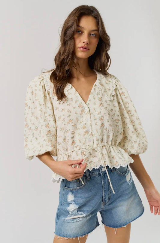 Wesley Floral Top