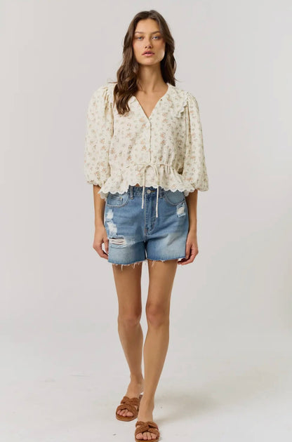 Wesley Floral Top