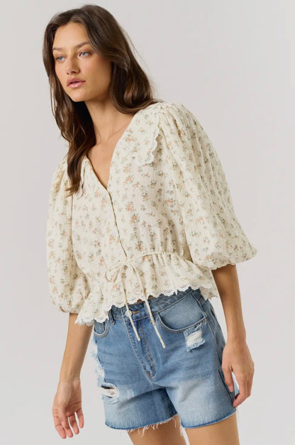 Wesley Floral Top