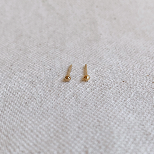 Gold Stud Earrings