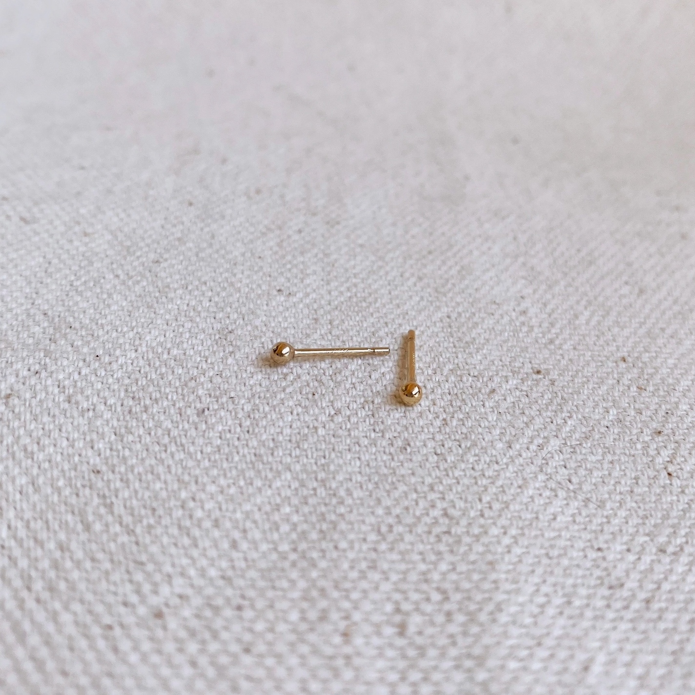 Gold Stud Earrings