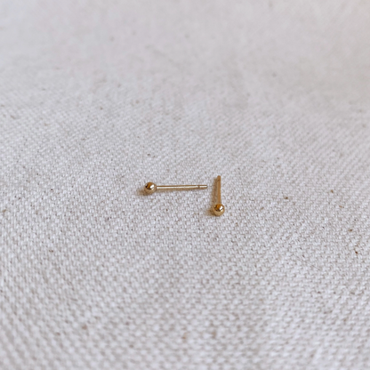 Gold Stud Earrings