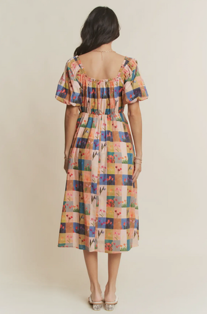 Tulip Fields Midi Dress
