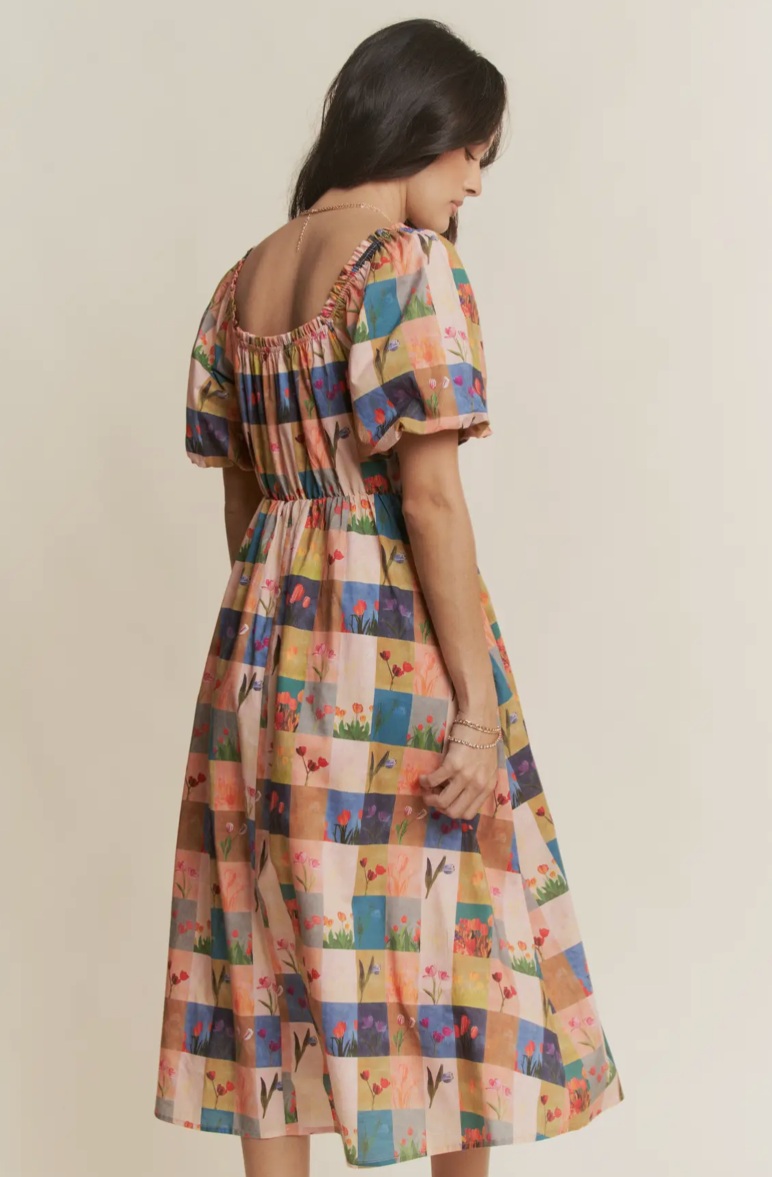 Tulip Fields Midi Dress