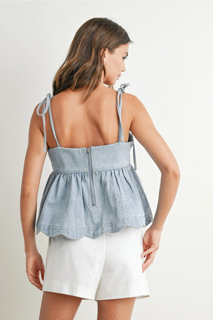 Lindy Denim Tank Top
