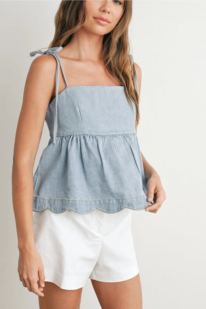 Lindy Denim Tank Top