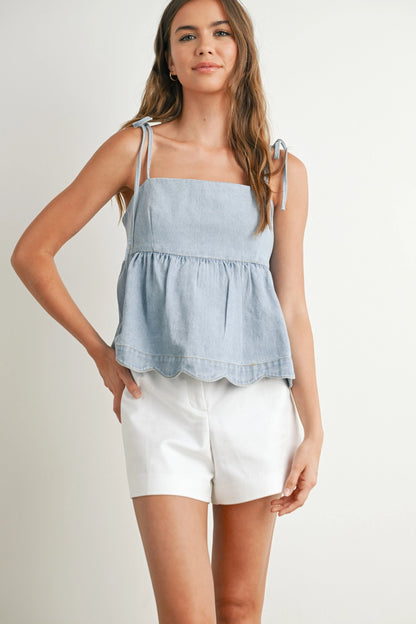 Lindy Denim Tank Top