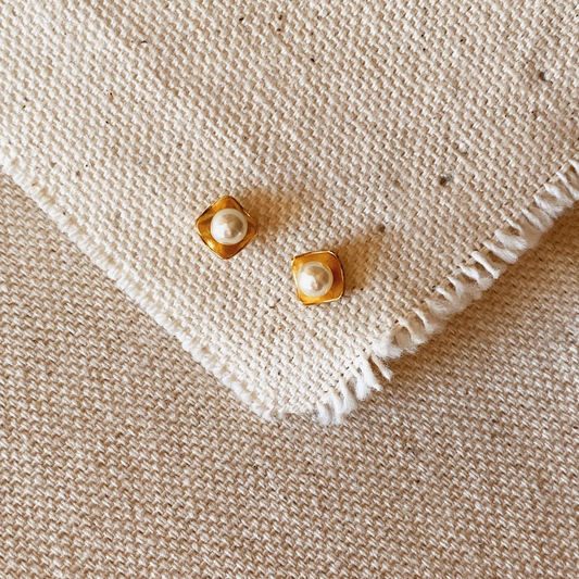 Mother of Pearl Stud Earrings