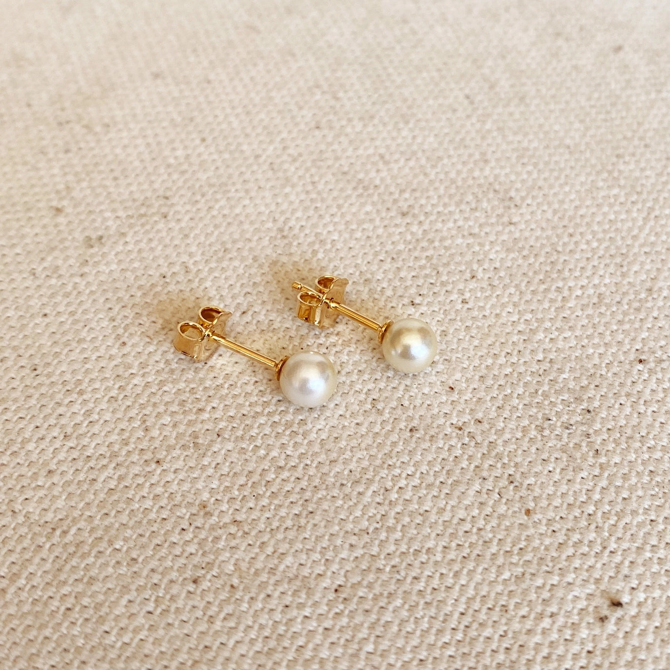 Pearl Stud Earrings