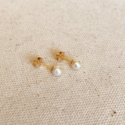 Pearl Stud Earrings