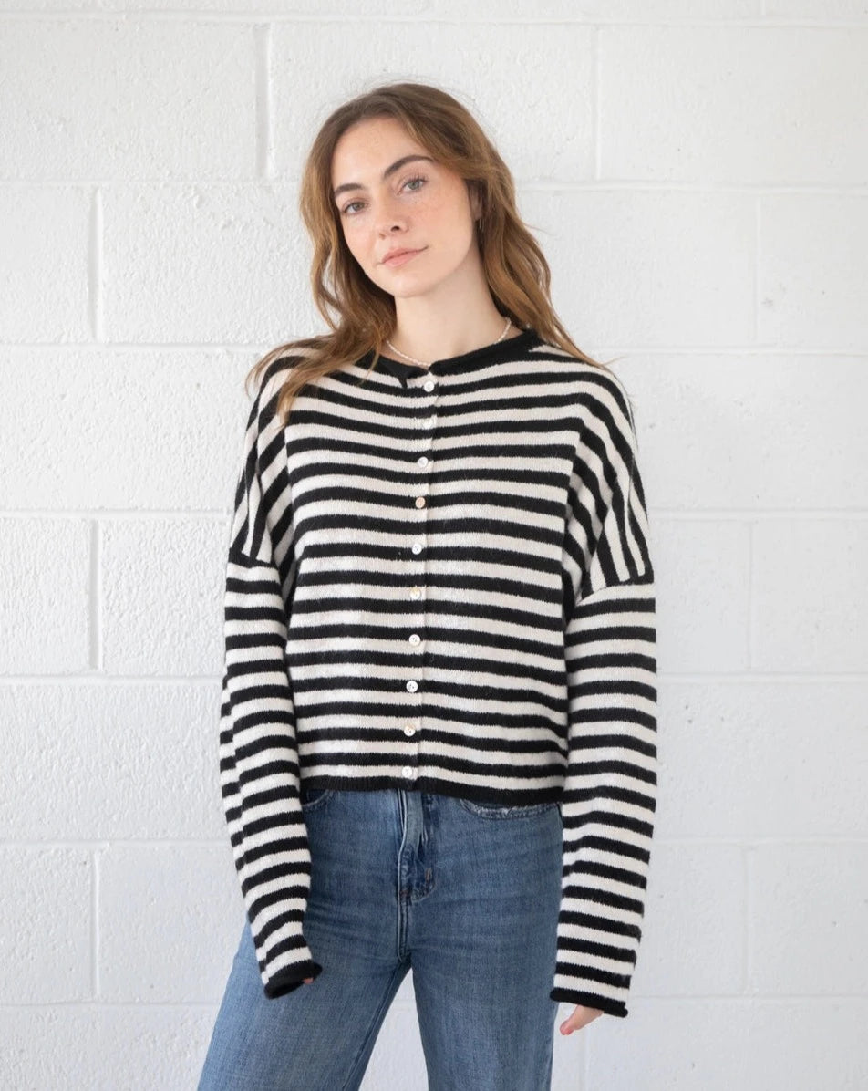 Piper Striped Cardigan