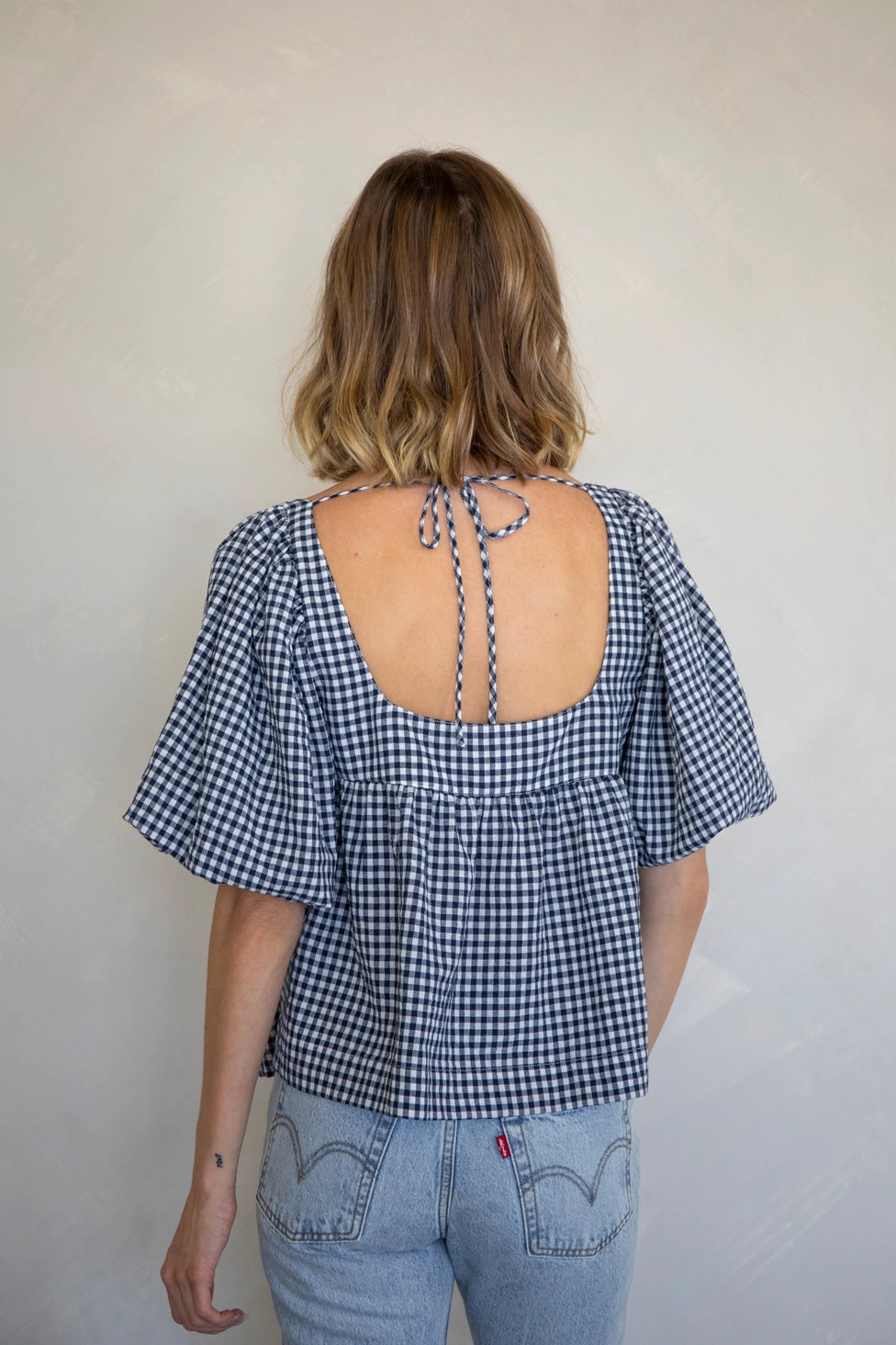 Poppy Gingham Blouse